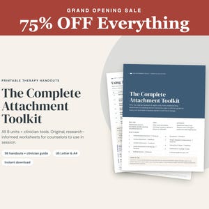 Attachment Styles Worksheets for Therapists, 56 Boundaries & People-Pleasing Handouts