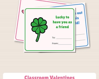 Valentijnskaartjes voor in de klas, om zelf in te kleuren, 8 ontwerpen (digitale download)
