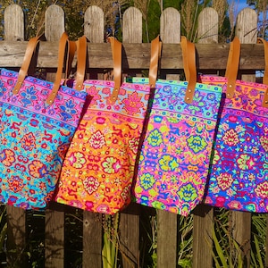 Wunderschöne gemusterte Print Schultertaschen - groß - fairylove