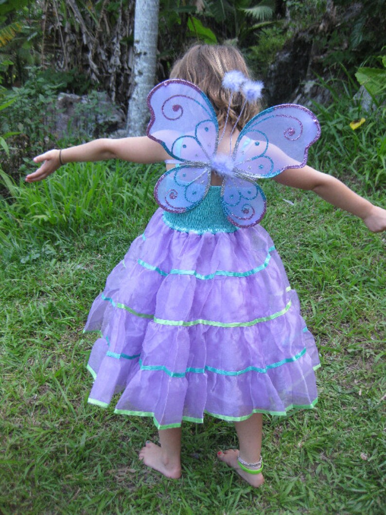 Small purple swirl fairy wings fairylove | Etsy