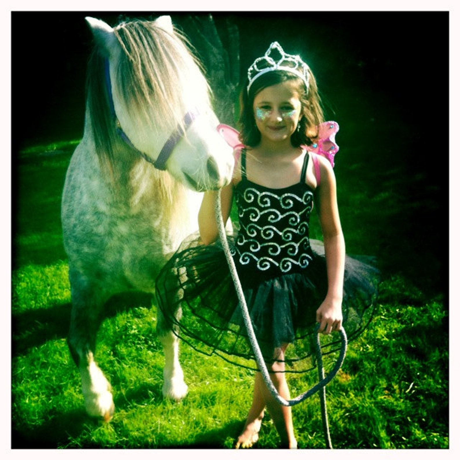 Black Ballerina Dance Tutu Leotard / Dress With Silver Sequins Etsy