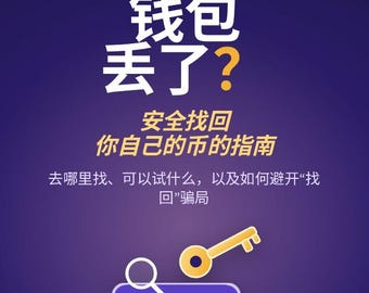 Lost Crypto Wallet Guide in Chinese, Seed Phrase Recovery, Scam Safety (PDF Download)