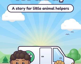 Veterinarian for a Day Kids Picture Book, Animal Doctor Story (PDF Download)