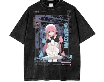 Bocchi the Rock! (Bocchi) - Oversized T-Shirt im Used-Look