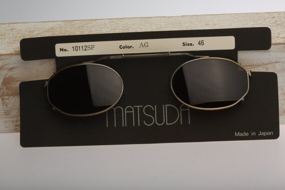 Matsuda 10112SF AG, Vintage 90s Matsuda clip on /