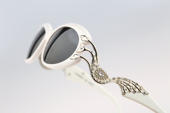 Rhinestone sunglasses, Galitzine G26, Vintage 90s