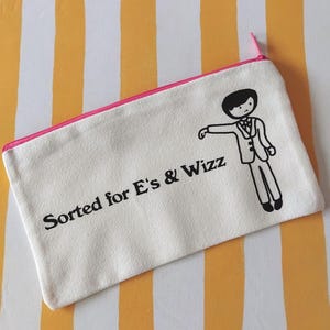Jarvis Cocker - Federmäppchen/ Kosmetiktasche/ Make up Tasche - Zellstoff - Sortiert nach E's & Wizz - Zellstoffband Geschenk