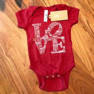 Philadelphia LOVE ONESIE -- Paul Carpenter Art