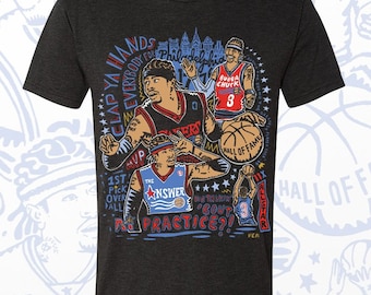 Philadelphia IVERSON Unisex Tee Shirt -- Paul Carpenter Art