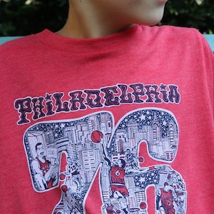 Philadelphia 76 YOUTH Tee Shirt -- Paul Carpenter Art