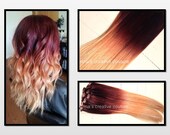 Items Similar To Ombre Hair Extensions Georgian Sunset Ombre Hair