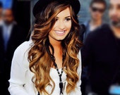 Items Similar To Ombre Hair Extensions Demi Lavato Dark