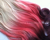Items Similar To Reverse Georgian Sunset Blonde Ombre Hair Peach