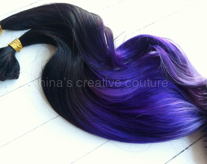 Ombre Tape Hair Extensions Katy Perry Dark Brown Hair Etsy