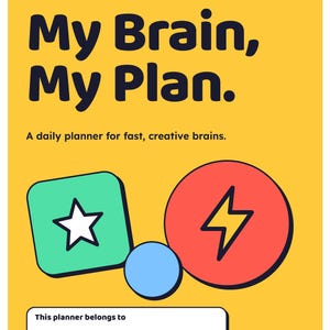 ADHD Planner for Kids, Printable Daily Planner Ages 8-13, 30 Day Routine Chart, Homework Organizer, Digital Download PDF