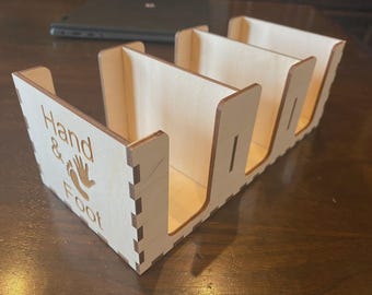Hand and Foot Card Box and Tray