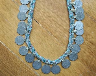 Siya Necklace vintage coin necklace