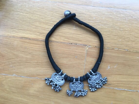 Tribal silver Necklace Vintage OOAK necklace