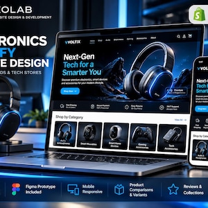 Electronics Shopify Website Design and Development | Custom Gadget Store