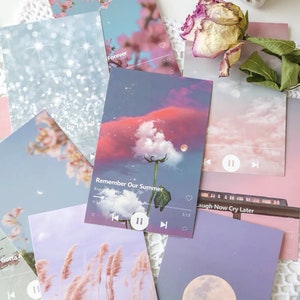 Lucky Bag Set of 5 Pastel Aesthetic Postcards