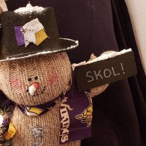 Minnesota Viking Snowman SKOL