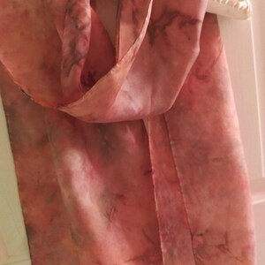 Autumn Hand Painted Silk Scarf