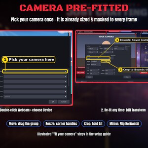 Wanted After Dark Stream Overlay Pack – Rainy Night City Police Lights (Digital Download) image 11