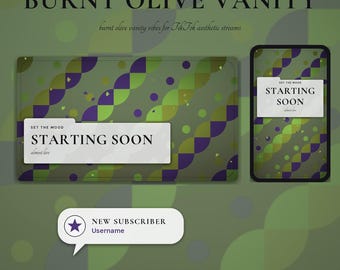 Moonbunny Cafe OBS Overlay Pack | VTuber Twitch Overlay | Animated Scenes, Alerts, Stinger | Vertical Overlay | Panels