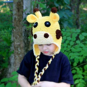 Crochet Giraffe Hat: Handmade Animal Costume