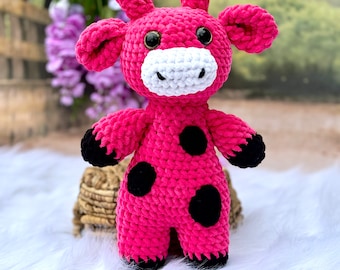 Crochet Giraffe Toy  Plushie,  pink giraffe Stuffed Animal, Crocheted Giraffe Toys, Amigurumi, Birthday Gift,Kawaii soft toy