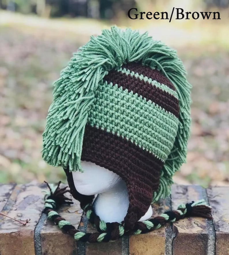 Crochet Mohawk Hat | Handmade Beanie | Made to Order - Etsy