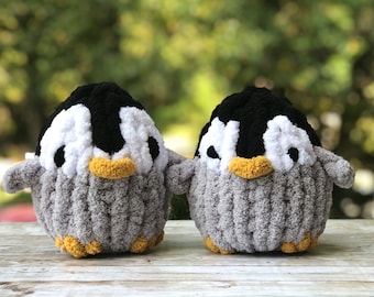 Crochet Penguin toy, Crocheted penguin,Birthday Gift, Handmade penguin toy, Handknit penguin toy