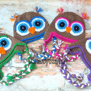 Crochet Owl Hat: Handmade Winter Beanie