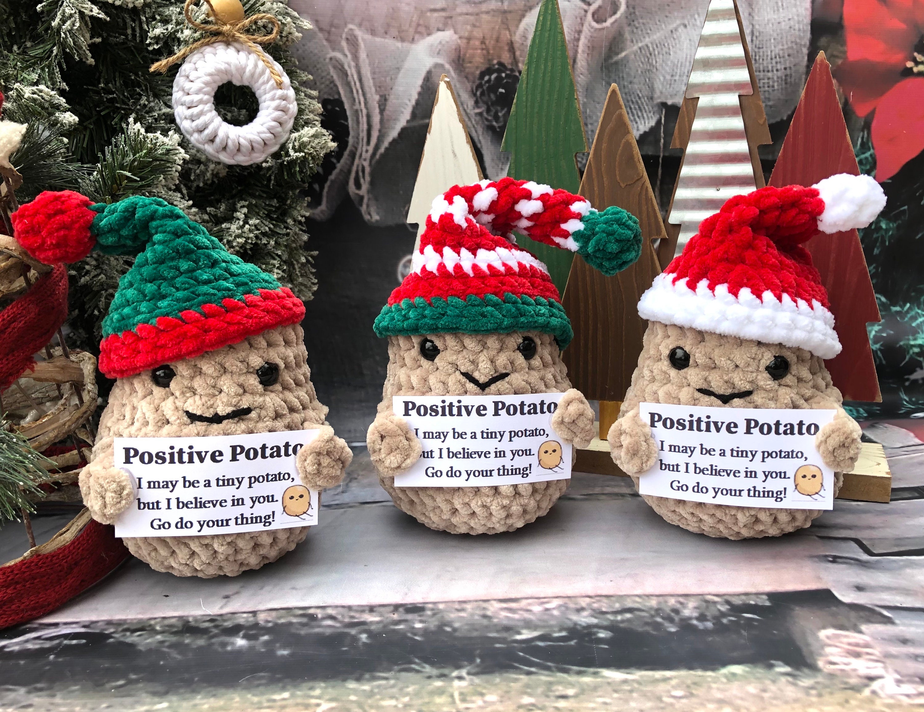 Positive Potatoes™  Handmade Crocheted Potatoes – PositivePotatoes™