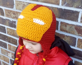 Crochet Iron Man Hat.super Hero Hat. | Etsy