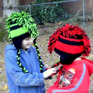 Crochet Mohawk Hat | Handmade Beanie | Made to order