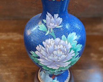 Circa 1930 Cloisonné Vase