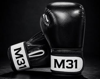 M31 EXCLITE Full-Grain Leather Boxing Gloves | Training, Sparring, Kickboxing