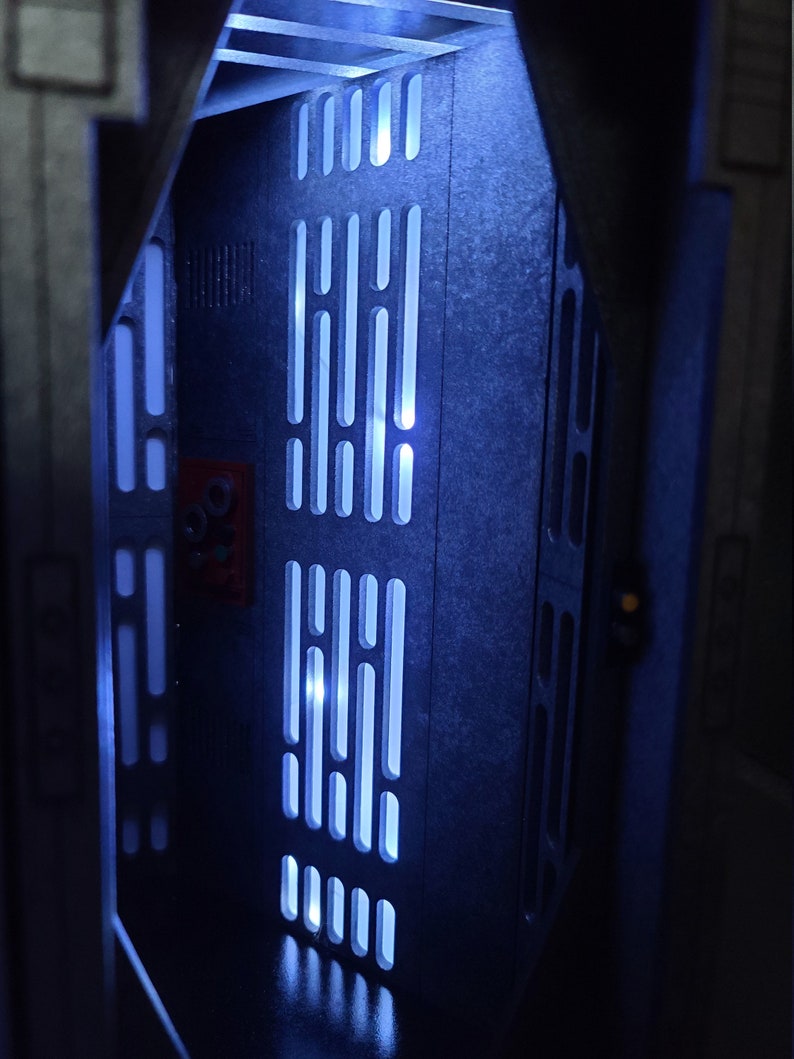 Space Ship Corridor Book Nook SVG FILE Etsy