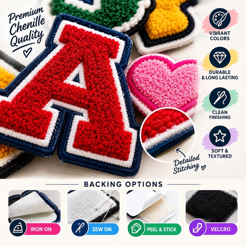 Custom Name Patches, Personalized Varsity Jacket Patches, Any Design ...