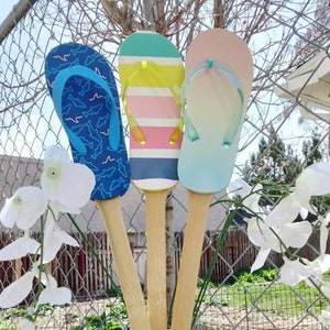 Flip flop flyswatter-Fly Swatter-Chanclas-garden tools-regalo de cumpleaños-personalized Mother's Day gift-Flip flop decor-chancletas