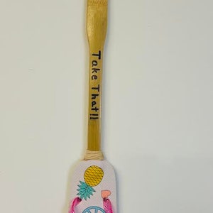 Flip flop Flyswatter Fly Swatter-personalized birthday gift-beach house gift-personalized Mother's Day gift-Spring decor-Summer patio decor image 2