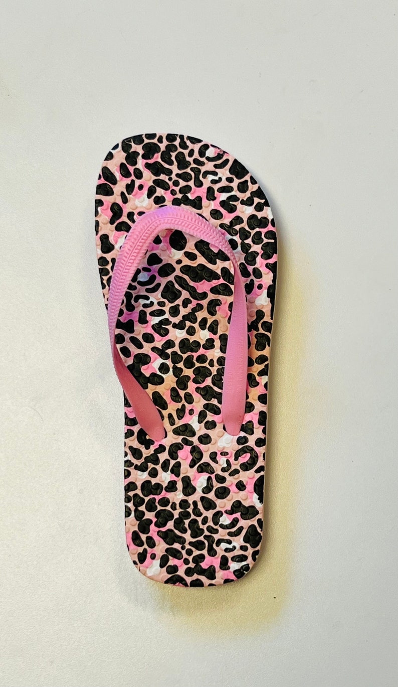 Flip flop Flyswatter Fly Swatter-personalized birthday gift-beach house gift-personalized Mother's Day gift-Spring decor-Summer patio decor leopard