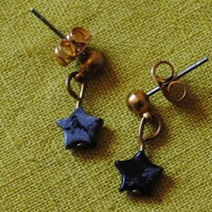 Snowflake obsidian star earrings (23)