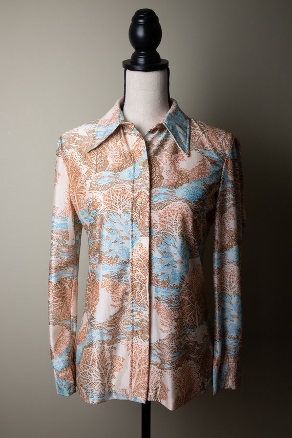 Women's 70's disco shirt | Loubella Extendables | 