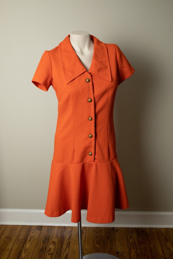 drop waist orange dress Long High-low Skirt Cream Mesh Rtw main image 0