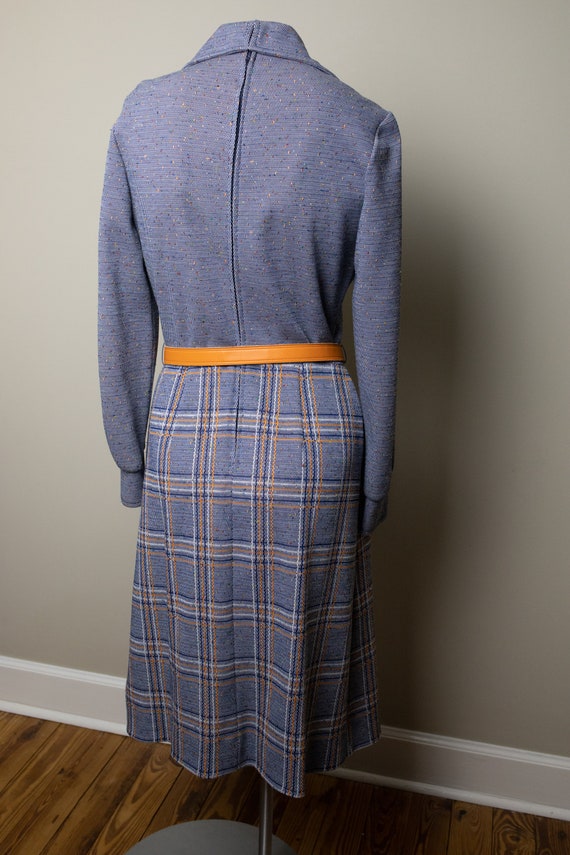 70's Momentum mod belted long sleeved dress | S - image 3