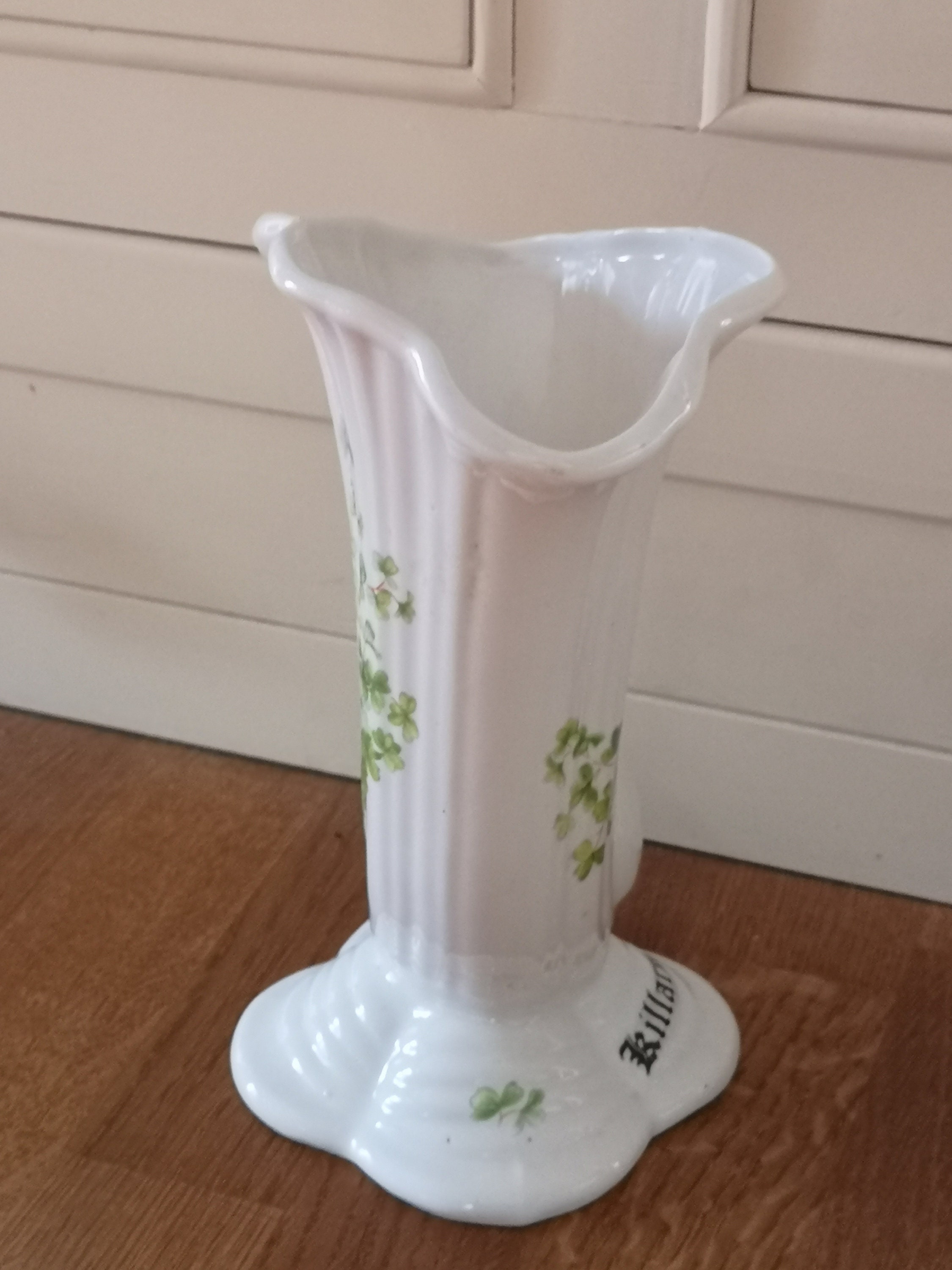 Irish vase by Ballyporeen Killarney souvenir fine bone Etsy