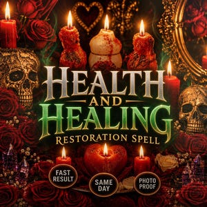 Health and Healing Spell - SAME DAY Casting for Energy, Cleansing, Balance, Peace, & Protection