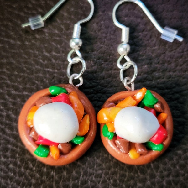 Indigenous made Indian taco earrings